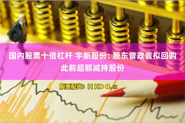 国内股票十倍杠杆 宇新股份: 股东曾政寰拟回购此前超额减持股份