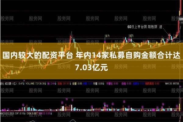 国内较大的配资平台 年内14家私募自购金额合计达7.03亿元