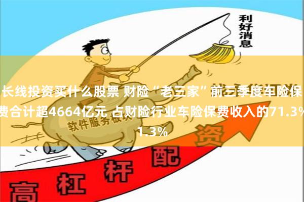 长线投资买什么股票 财险“老三家”前三季度车险保费合计超4664亿元 占财险行业车险保费收入的71.3%