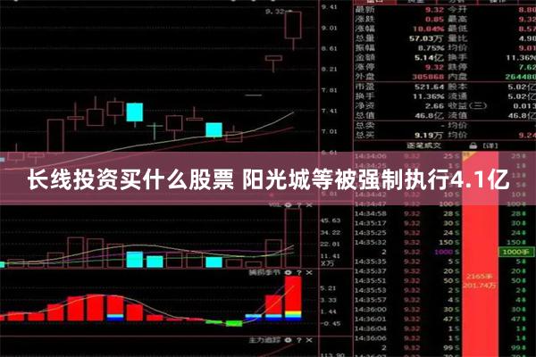 长线投资买什么股票 阳光城等被强制执行4.1亿