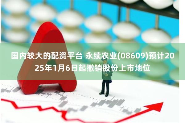 国内较大的配资平台 永续农业(08609)预计2025年1月